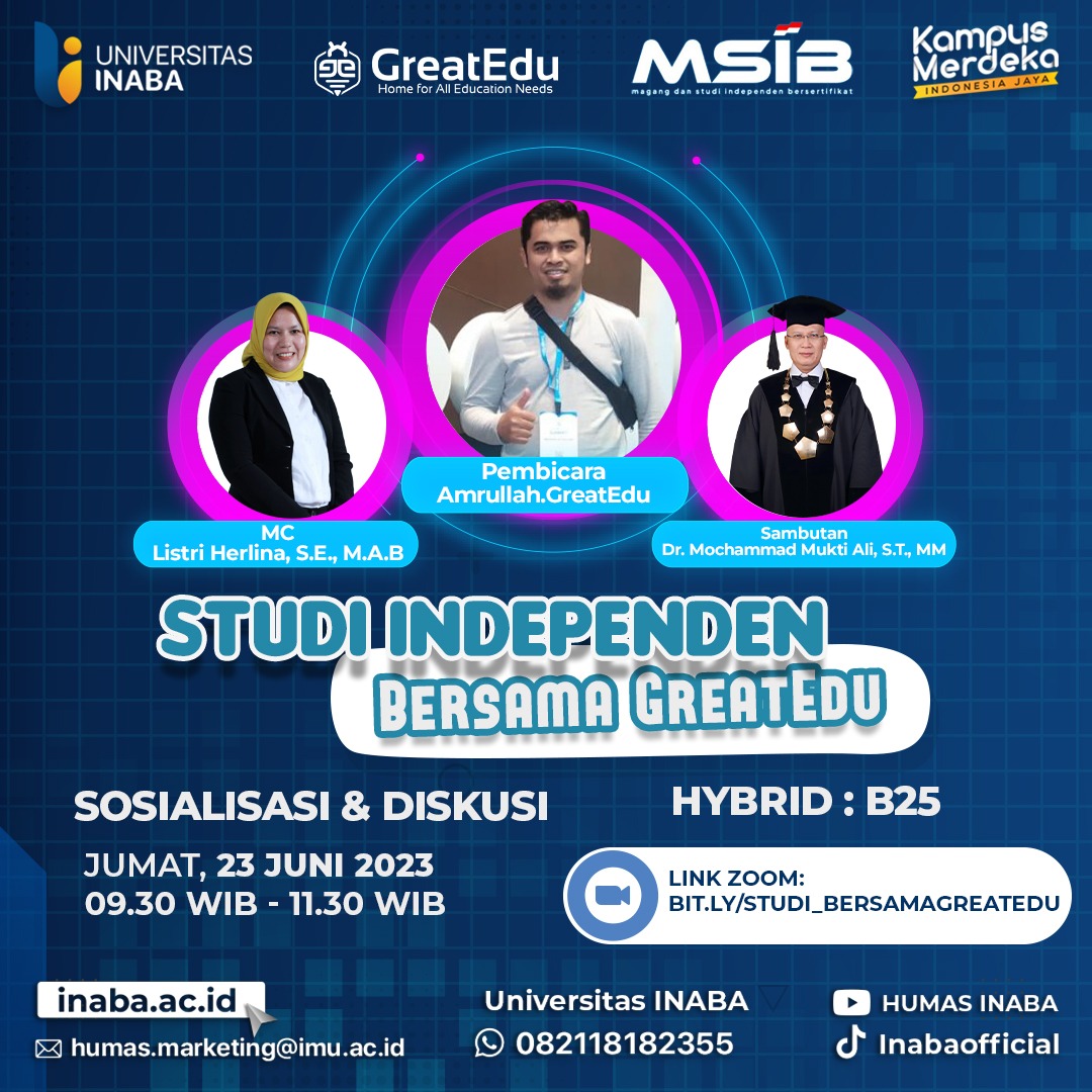 [SOSIALISASI DAN DISKUSI STUDI INDEPENDEN BERSAMA GREATEDU] | Kampus ...
